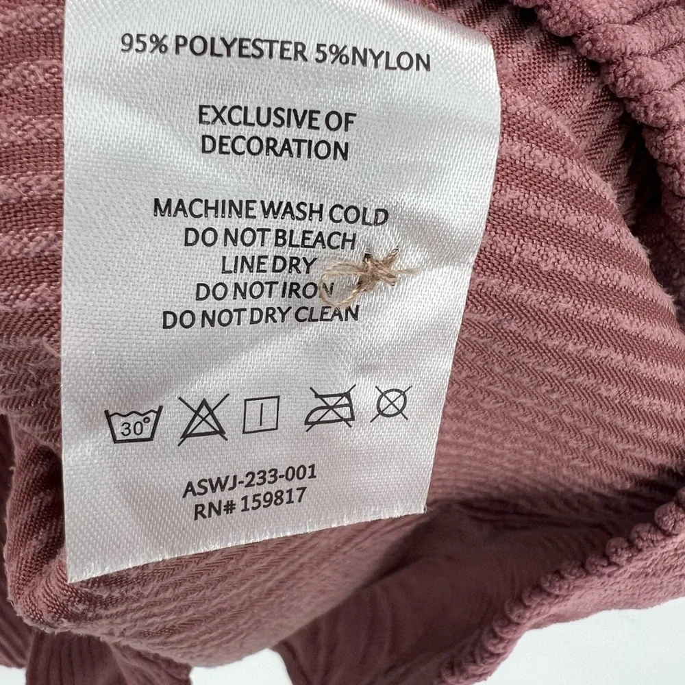 Altar’d State Oversized Corduroy Button Down Shirt Shacket - Picture 6 of 7